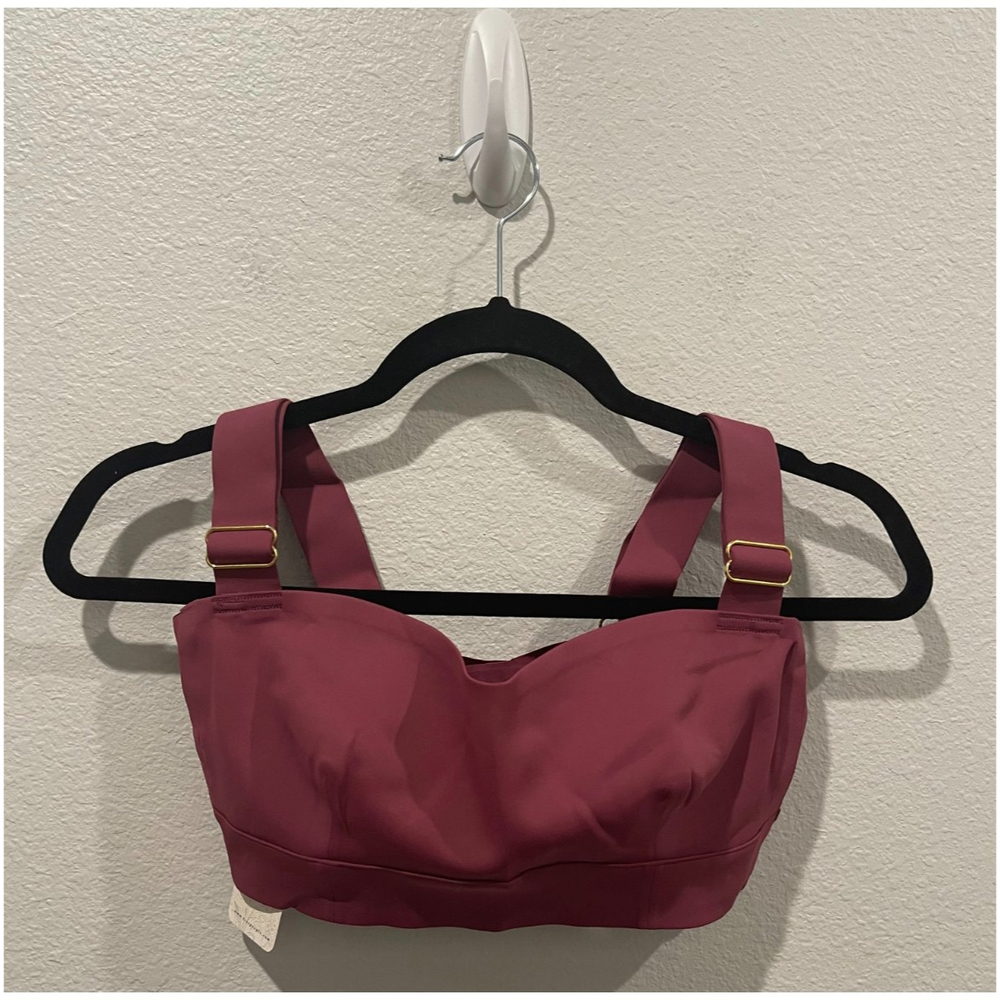 FREE PEOPLE Naomi Longline Dried Rose Bra - Picture 4 of 8